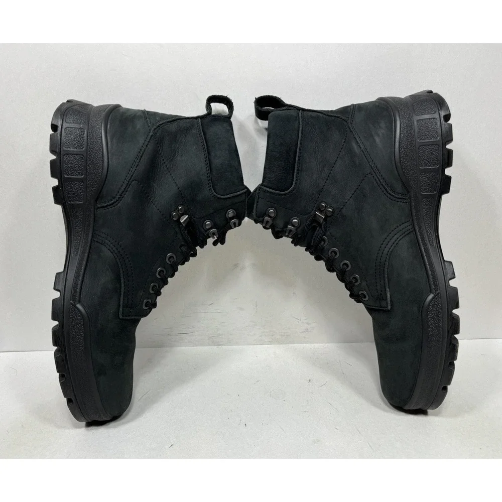 ECCO Track 25 High Boots Mens Size 11 Black Nubuck Waterproof Hiking Outdoor